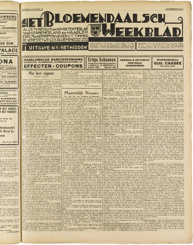 Het Bloemendaalsch Weekblad 1929-03-23