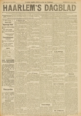 Haarlem's Dagblad 1918-07-31