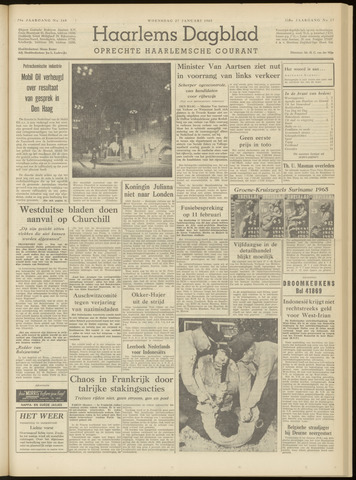 Haarlem's Dagblad 1965-01-27