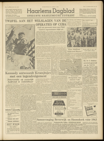 Haarlem's Dagblad 1961-04-19