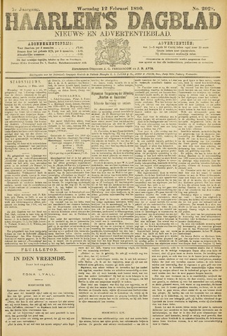 Haarlem's Dagblad 1890-02-12