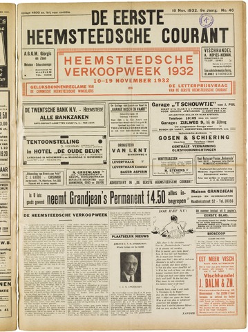 De Eerste Heemsteedsche Courant 1932-11-18