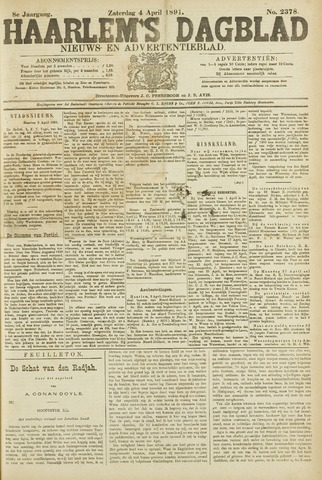 Haarlem's Dagblad 1891-04-04