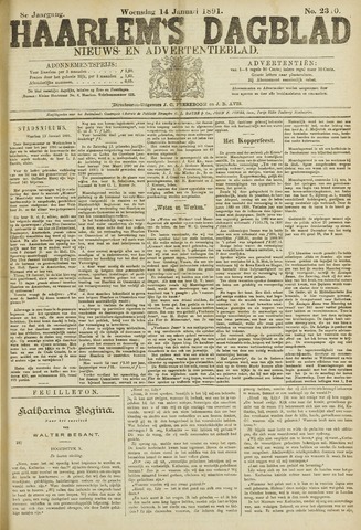 Haarlem's Dagblad 1891-01-14