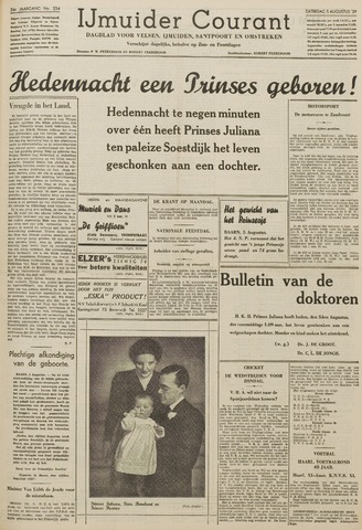IJmuider Courant 1939-08-05