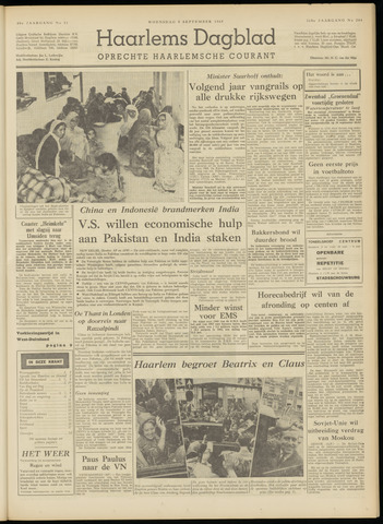 Haarlem's Dagblad 1965-09-08