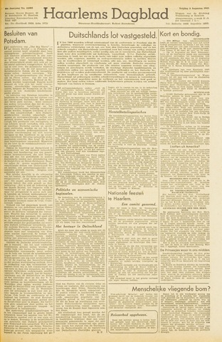 Haarlem's Dagblad 1945-08-03