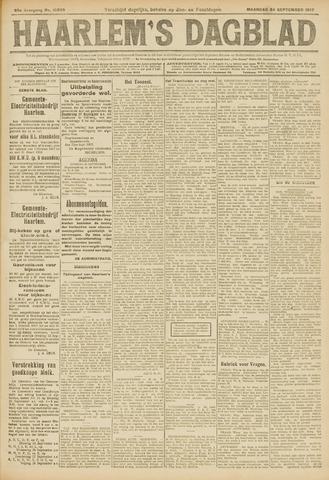 Haarlem's Dagblad 1917-09-24