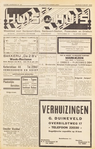 Weekblad Huis aan Huis 1936-03-06