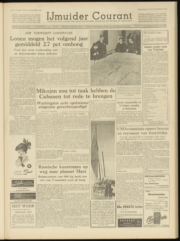 IJmuider Courant 1962-11-02