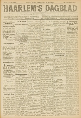 Haarlem's Dagblad 1918-03-22