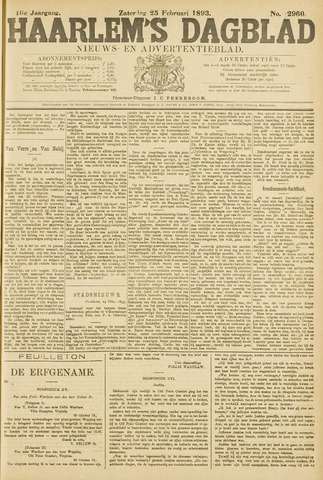 Haarlem's Dagblad 1893-02-25
