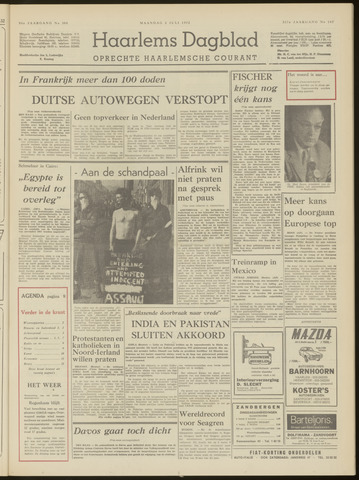 Haarlem's Dagblad 1972-07-03
