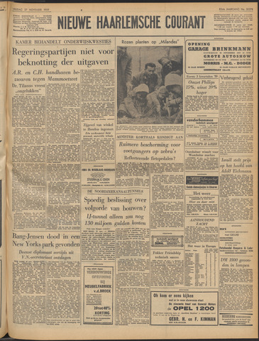 Nieuwe Haarlemsche Courant 1959-11-27