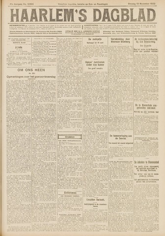 Haarlem's Dagblad 1923-11-13