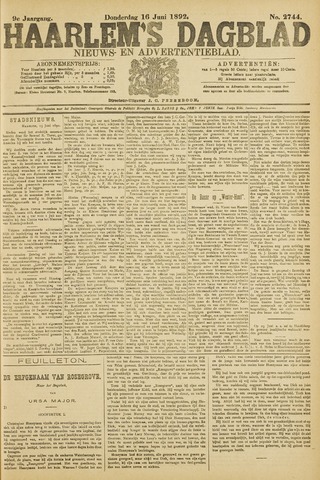 Haarlem's Dagblad 1892-06-16
