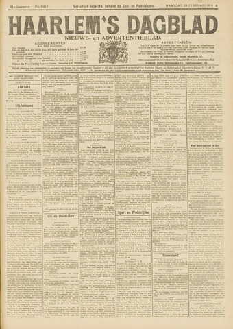 Haarlem's Dagblad 1914-02-23