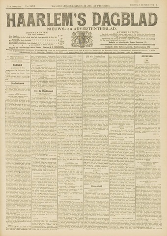 Haarlem's Dagblad 1914-05-19