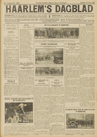 Haarlem's Dagblad 1927-04-19