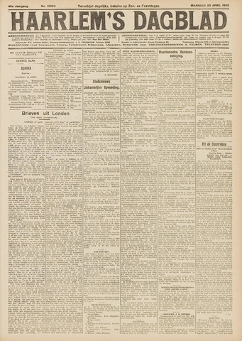 Haarlem's Dagblad 1923-04-23
