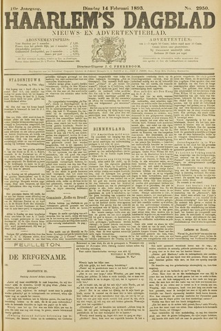 Haarlem's Dagblad 1893-02-14