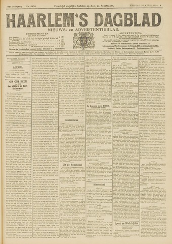 Haarlem's Dagblad 1914-04-10