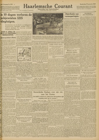 Haarlemsche Courant 1942-09-17