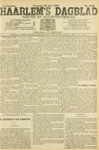 Haarlem's Dagblad 1892-06-22