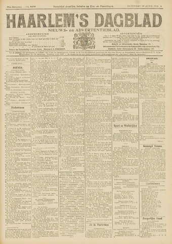 Haarlem's Dagblad 1914-04-18