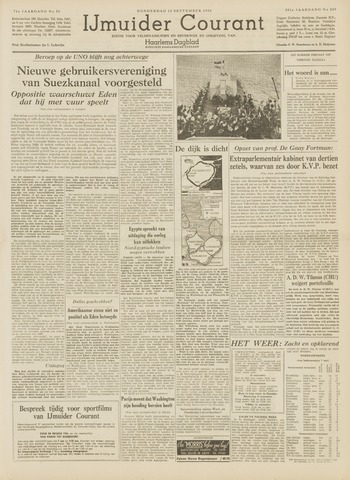 IJmuider Courant 1956-09-13