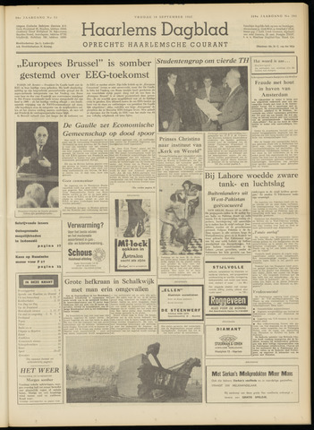 Haarlem's Dagblad 1965-09-10