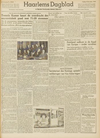 Haarlem's Dagblad 1949-12-09