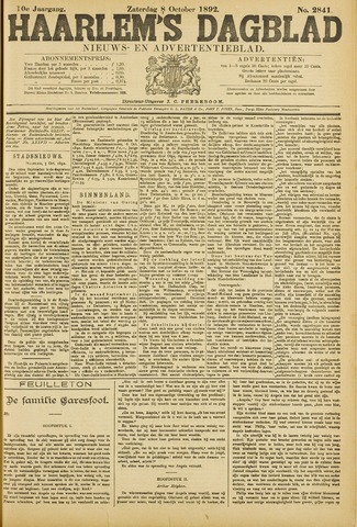 Haarlem's Dagblad 1892-10-08