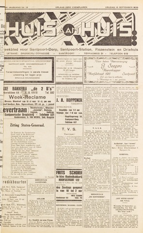 Weekblad Huis aan Huis 1936-09-18