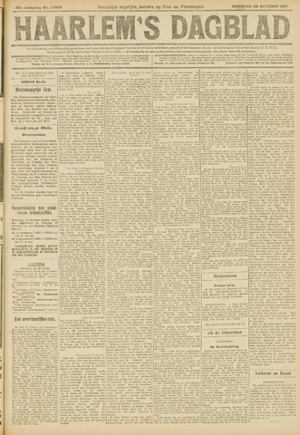 Haarlem's Dagblad 1917-10-29