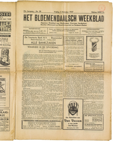 Het Bloemendaalsch Weekblad 1937-12-03