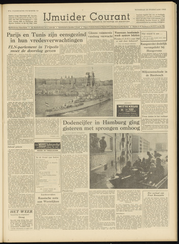 IJmuider Courant 1962-02-20