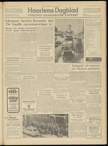 Haarlem's Dagblad 1963-01-26
