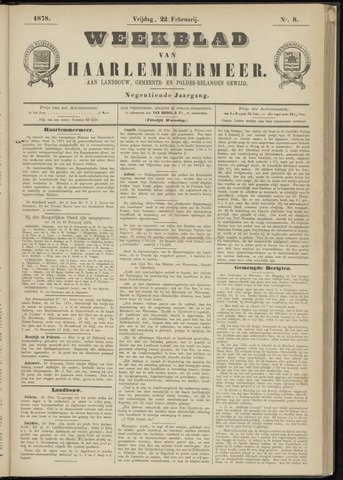 Weekblad van Haarlemmermeer 1878-02-22