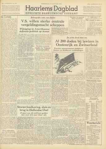 Haarlem's Dagblad 1954-01-13
