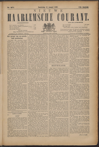 Nieuwe Haarlemsche Courant 1887-01-13