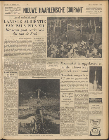Nieuwe Haarlemsche Courant 1958-10-13