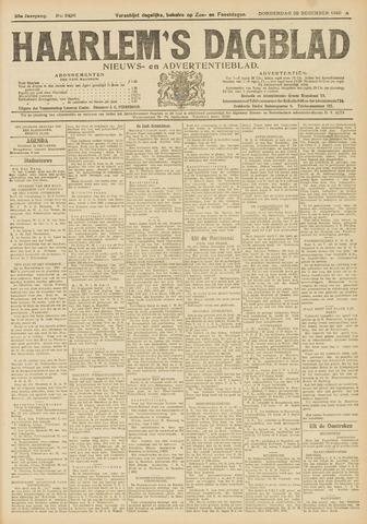 Haarlem's Dagblad 1910-12-22