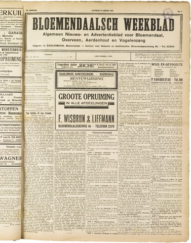 Het Bloemendaalsch Weekblad 1925-01-24