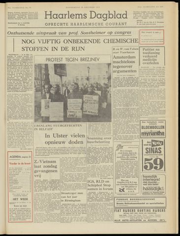 Haarlem's Dagblad 1971-10-28
