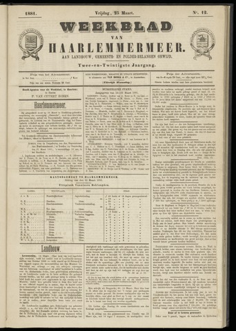 Weekblad van Haarlemmermeer 1881-03-25
