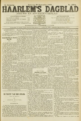 Haarlem's Dagblad 1890-09-20