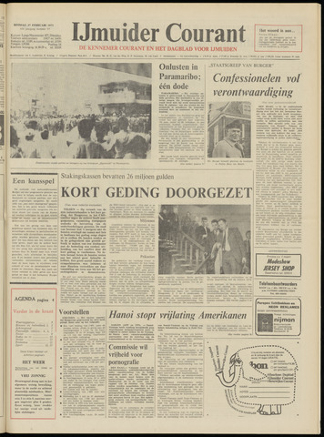 IJmuider Courant 1973-02-27