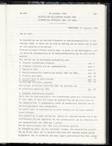 Raadsnotulen Heemstede 1980-11-28