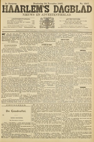 Haarlem's Dagblad 1887-11-24